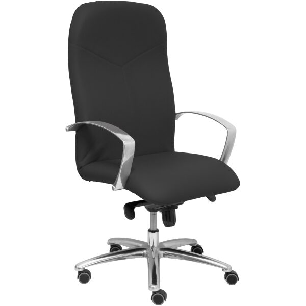 Sillón Caudete piel negro