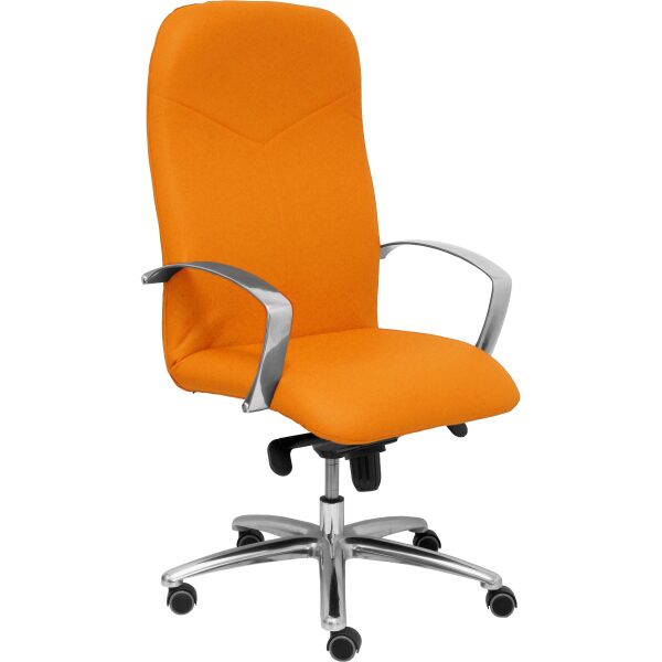 Sillón Caudete similpiel naranja