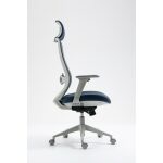 Sillon de oficina aranjuez alto gris ergonomico multifuncion malla y asiento azul 2 jpg