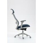 Sillon de oficina aranjuez alto gris ergonomico multifuncion malla y asiento azul 4 jpg