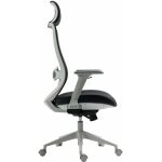 Sillon de oficina aranjuez alto gris ergonomico multifuncion malla y asiento negro 2 jpg