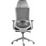 Sillon de oficina aranjuez alto gris ergonomico multifuncion malla y asiento negro 3 jpg