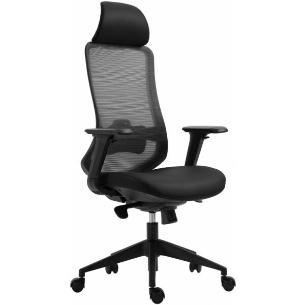 Sillon de oficina aranjuez alto negro ergonomico multifuncion malla y asiento negro jpg