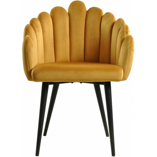 Sillon devin metal tapizado velvet amarillo 1 jpg