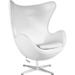 Sillon eg te fibra de vidrio basculante tapizado similpiel blanca jpg