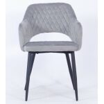 Sillon honorio metal tapizado velvet 19 gris 1 jpg