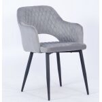 Sillon honorio metal tapizado velvet 19 gris jpg