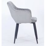 Sillon honorio metal tapizado velvet 19 gris 2 jpg