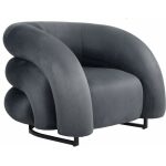 Sillon karlovy tapizado velvet gris jpg