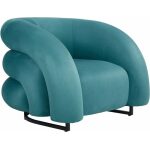 Sillon karlovy tapizado velvet turquesa jpg