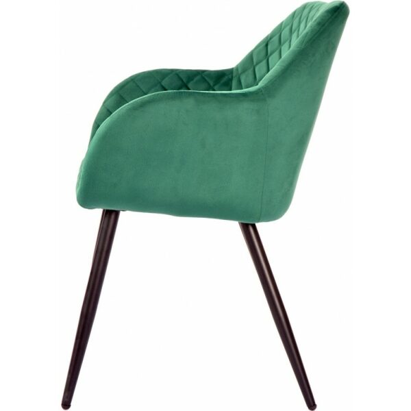 Sillon rolando metal tapizado velvet 56 verde oscuro 1 jpg