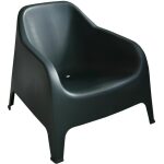 Sillon sunny big apilable polipropileno negro jpg