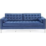 Sofa arles 3 plazas tejido velvet azul 2 jpg