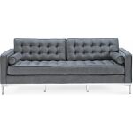 Sofa arles 3 plazas tejido velvet gris 1 jpg