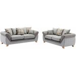 Sofa cambridge 2 plazas tejido combinado gris con gris claro 1 jpg