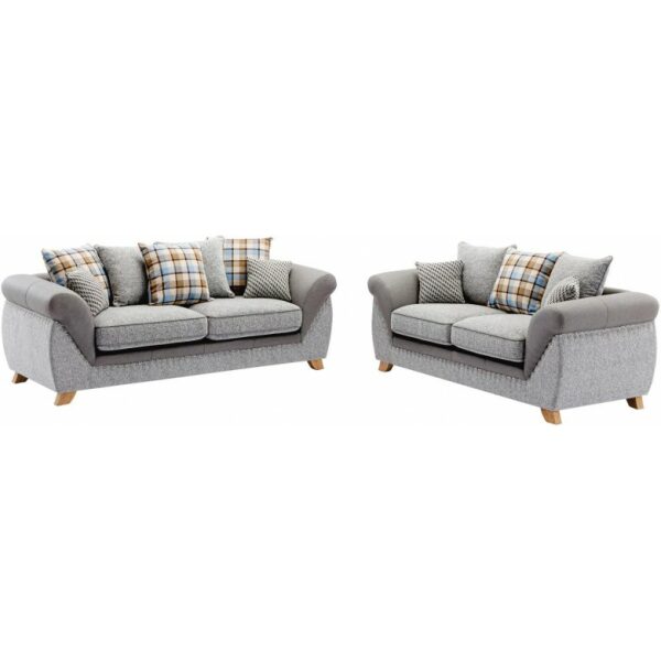 Sofa cambridge 3 plazas tejido combinado gris con gris claro 1 jpg