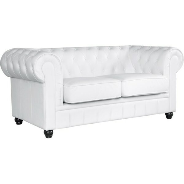 Sofa chester new 2 plazas similpiel blanca 1 jpg