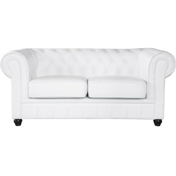 Sofa chester new 2 plazas similpiel blanca jpg