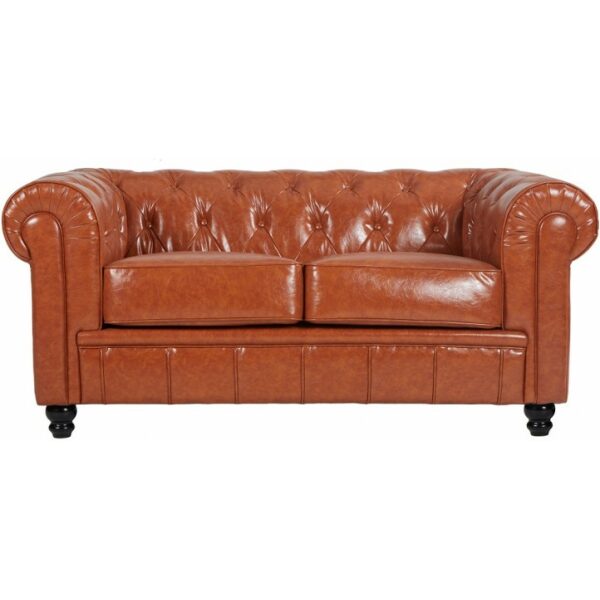 Sofa chester new 2 plazas similpiel cuero vintage 1 jpg