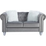 Sofa chester style 2 plazas tapizado velvet gris 27 1 jpg