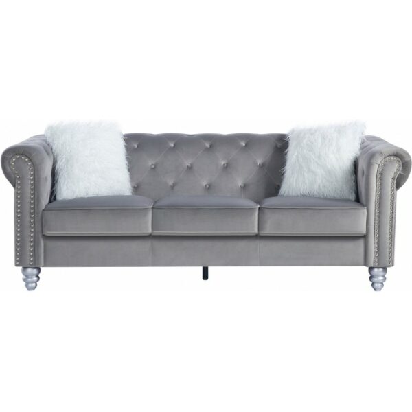 Sofa chester style 3 plazas tapizado velvet gris 27 1 jpg