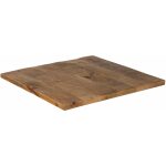 Tablero Mesa Natural Madera De Mango 70 X 70 X 3 Cm