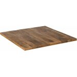 Tablero Mesa Natural Madera De Mango 80 X 80 X 3 Cm