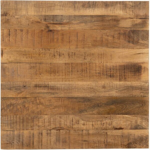 Tablero Mesa Natural Madera De Mango 80 X 80 X 3 Cm