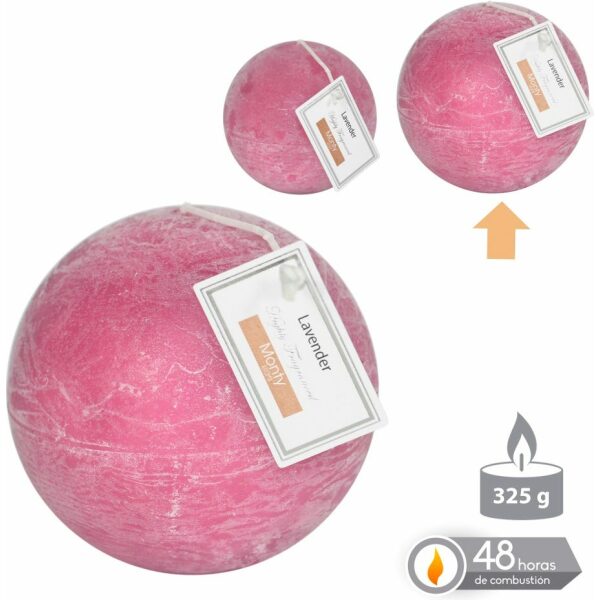 Vela Bola Perfumada Malva 9 Cm