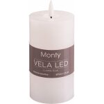 Vela Cera Led Blanco 7 X 13 Cm