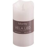 Vela Cera Led Movimiento Blanco 7,50 X 15 Cm