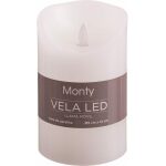 Vela Cera Led Movimiento Blanco 9 X 14 Cm