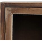 Vitrina Madera De Abeto / Mdf Salón 60 X 36 X 151 Cm