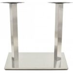 Base de mesa ipanema acero inoxidable base de 70 x 40 cms altura 72 cms 3 jpg