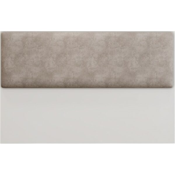 Cabecero uni 160 mdp blanco tejido velvet capuccino 160x5x90 cms 1 jpg