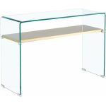 Consola poitiers estante cristal 110 x 40 cms jpg