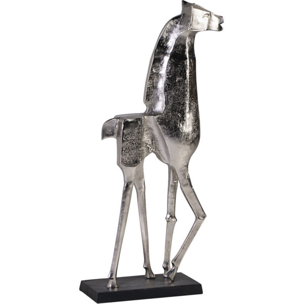 Figura Caballo Plateado