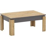 Mesa baja philippa biiaminado roble con gris oscuro 90 cms 2 jpg