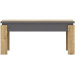 Mesa baja philippa biiaminado roble con gris oscuro 90 cms 3 jpg