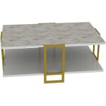Mesa baja siena biiaminado marmol blanco con metal dorado 915 cms 3 jpg