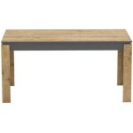 Mesa de comedor philippa biiaminado roble con gris oscuro 160 x 80 cms 3 jpg