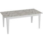 Mesa de comedor siena biiaminado marmol blanco 180 x 90 cms 2 jpg