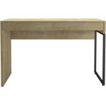 Mesa de estudio desk metal negro mdp miel 2 cajones 120 x 45 cms 1 jpg