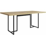 Mesa prime 40 metal negro tapa mdp color natural 180 x 90 cms jpg