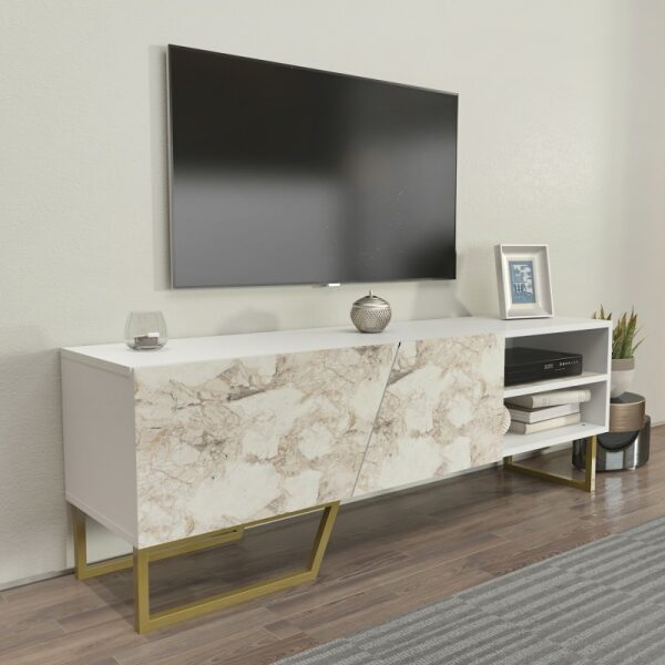 Mueble de tv marcus biiaminado marmol blanco 150 cms 1 jpg