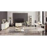 Mueble de tv siena biiaminado marmol blanco con metal dorado 160 cms 3 jpg