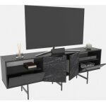 Mueble de tv simon biiaminado marmol negro 180 cms 3 jpg