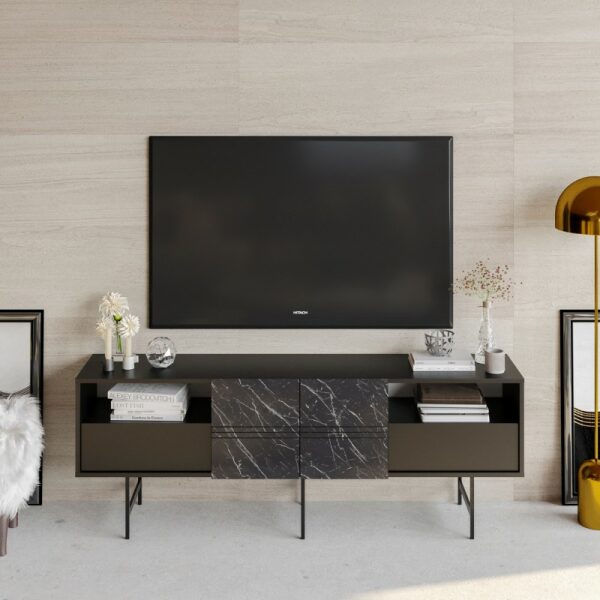 Mueble de tv simon biiaminado marmol negro 180 cms jpg