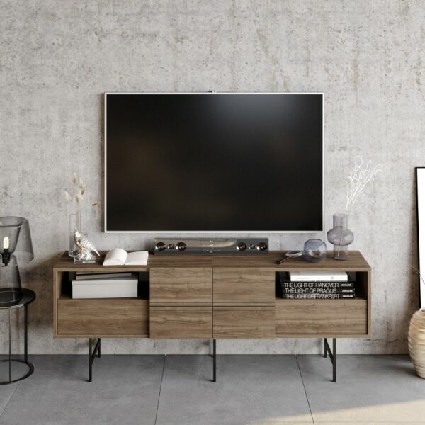 Mueble de tv simon biiaminado nogal 180 cms jpg