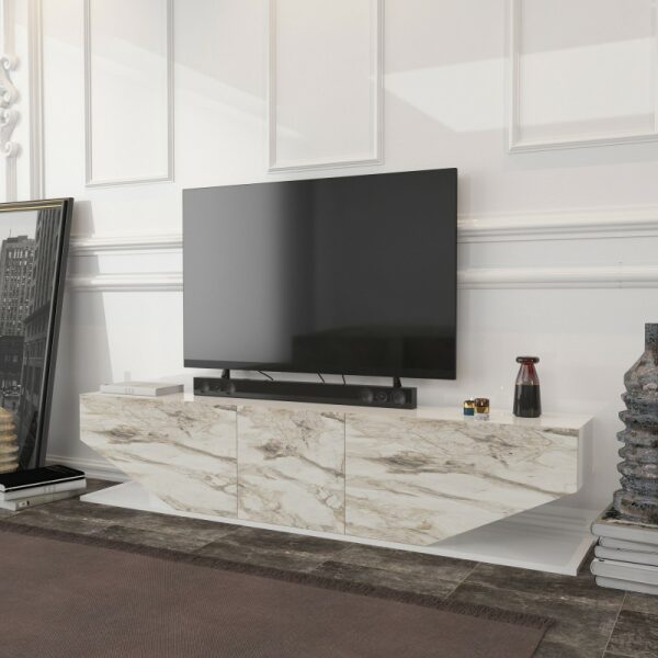 Mueble de tv violet biiaminado marmol blanco 180 cms 1 jpg